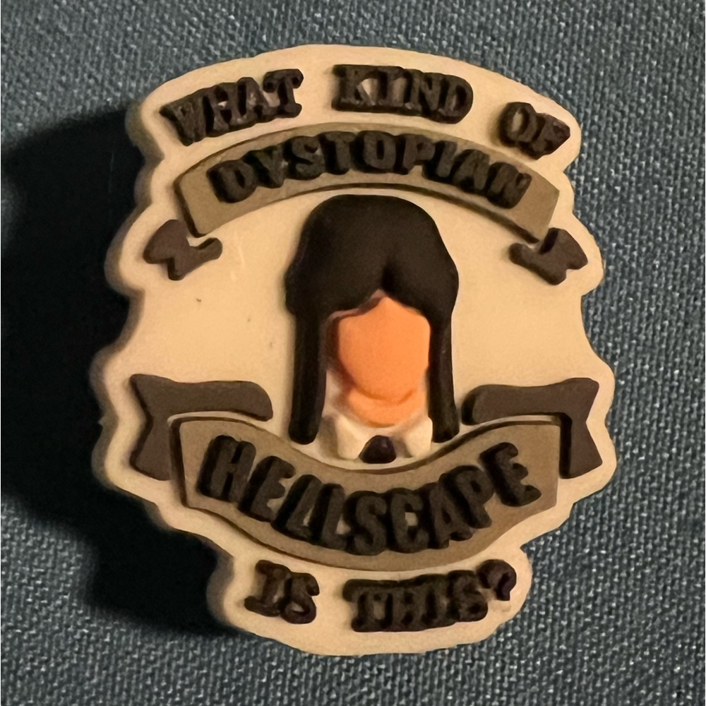 Wednesday Adams crocs charm